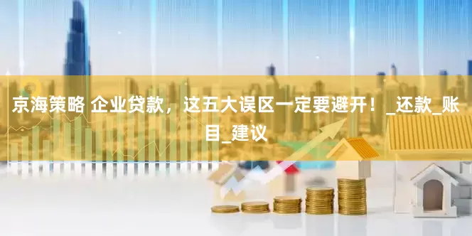 京海策略 企业贷款，这五大误区一定要避开！_还款_账目_建议
